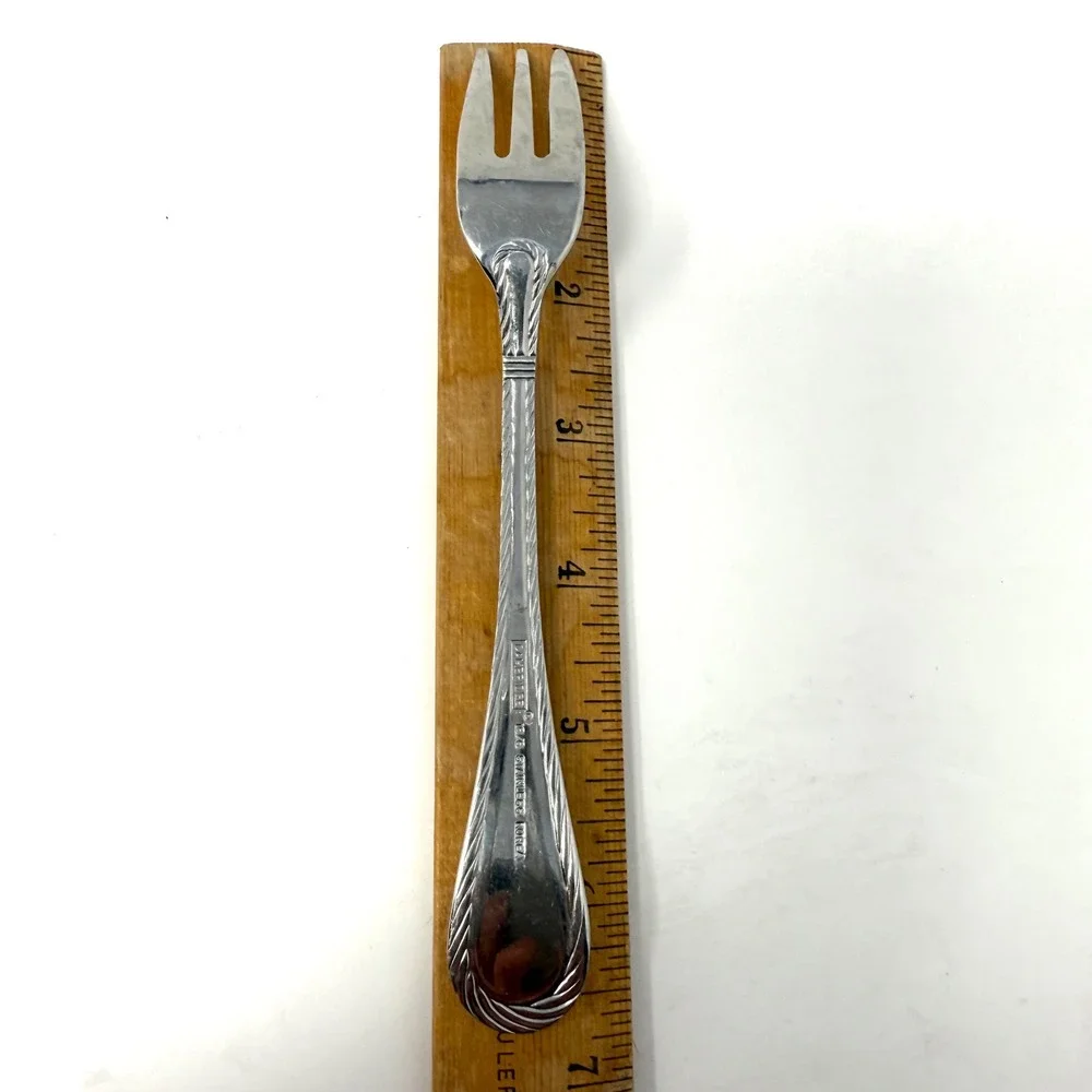 Cambridge Carlyle Flatware Stainless Steel Silverware Twisted Rope Edge Set‎ 9